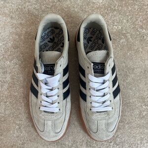 Women’s White and Black Adidas Spezials